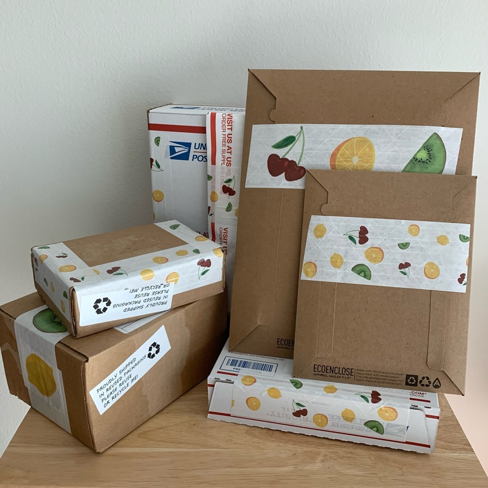 Plastic Free Packaging + About Tangy Threads